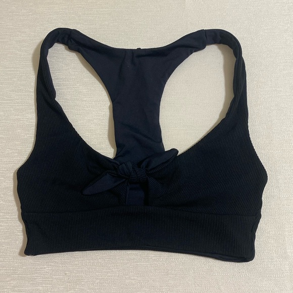 L*SPACE Women's TARA TOP Ribbed Racerback Bikini Top Size XS - Picture 3 of 6